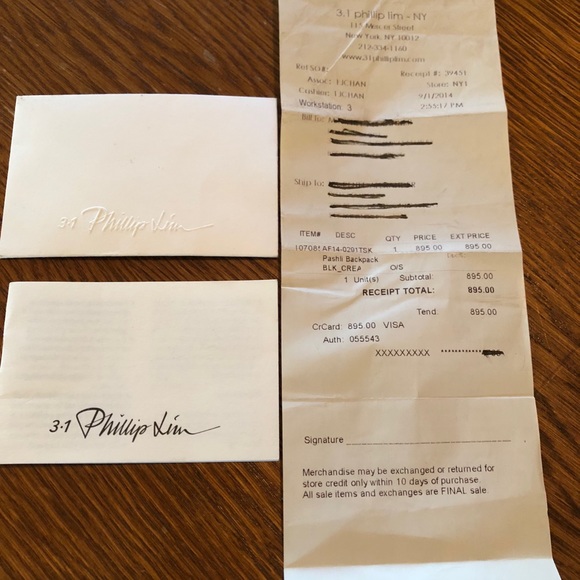 UNWORN MINT CONIDITION PHILLIP LIM Pashli Backpack - Boutique - Picture 6 of 6